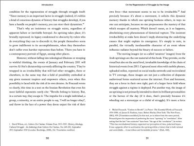 The Insistence of Struggle