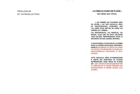 « Les femmes qui pleurent sont en colère » par femme avec tête(s)