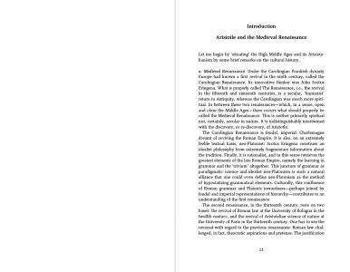 Neo-Aristotelianism and the Medieval Renaissance