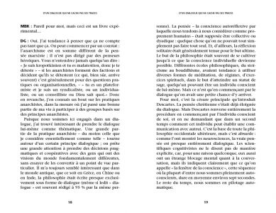 L'anarchie – pour ainsi dire