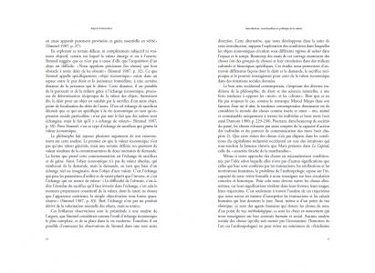 La vie sociale des choses