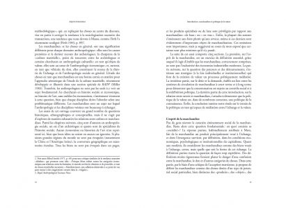 La vie sociale des choses