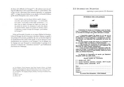 La conversation transatlantique