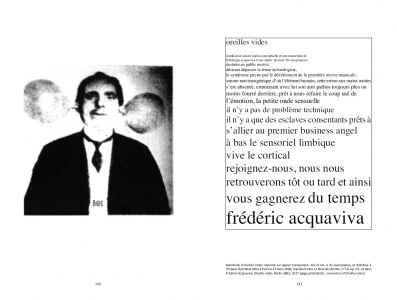 Phonosophie et corporalité compositionnelle