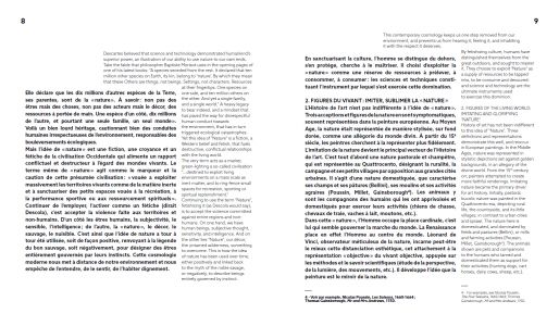 La nature reconfigurée