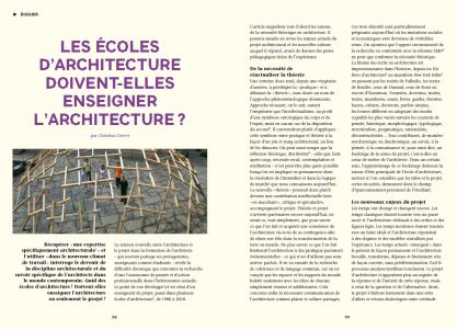 Exercice(s) d'architecture