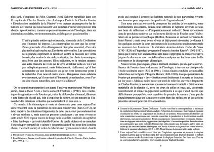 Cahiers Charles Fourier