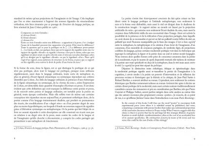 Pour une théorie non dualiste de la poésie (1960-1989)