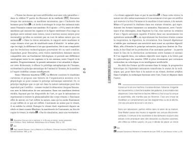 Le Comportement des Choses