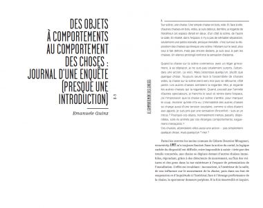 Le Comportement des Choses