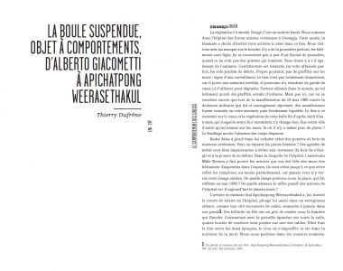 Le Comportement des Choses