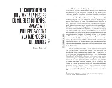 Le Comportement des Choses