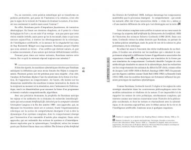 Le Comportement des Choses