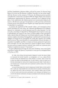 Analyser les œuvres en danse