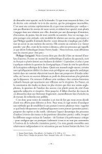 Analyser les œuvres en danse