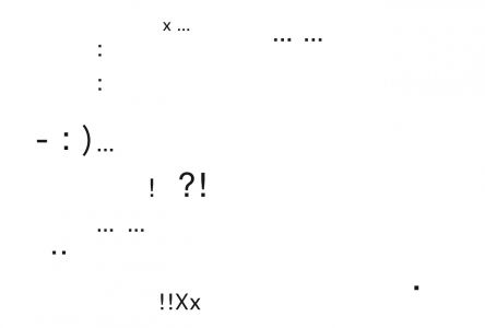 ( !? x : ..? X!