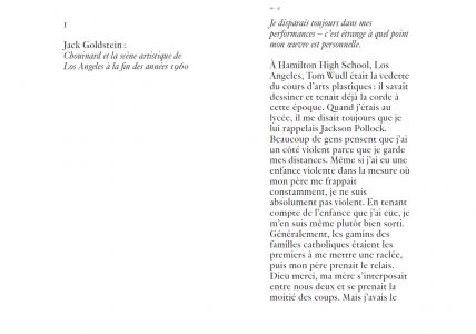 Jack Goldstein et la CalArts Mafia