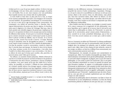 Philosophies singulières