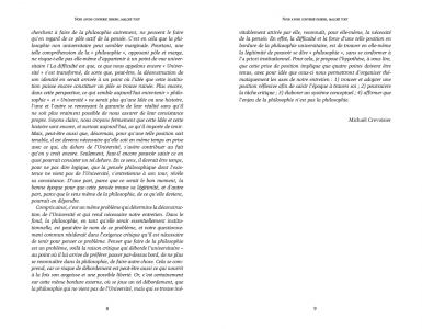 Philosophies singulières