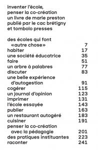 Inventer l\'école, penser la co-création
