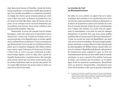 Ce que Sylvère Lotringer n'écrivait pas