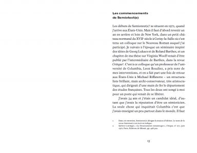 Ce que Sylvère Lotringer n'écrivait pas