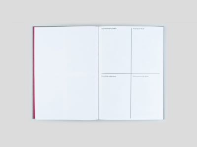 “Big paintings by me with small paintings by others”