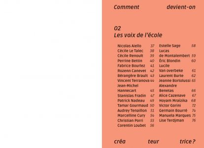 Comment devient-on créateur∙trice ?