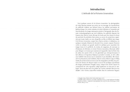 L'attitude de la Pictures Generation