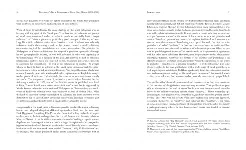 Ten Artists' Book Publishers in Their Own Words (1960-1980)