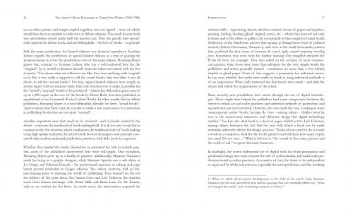 Ten Artists' Book Publishers in Their Own Words (1960-1980)