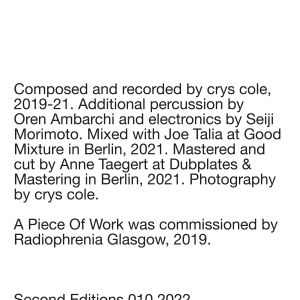 A Piece Of Work (vinyl LP)