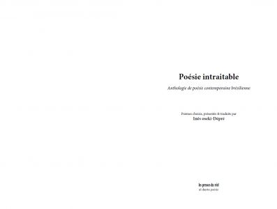 Anthologie internationale de poésie contemporaine