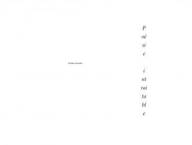 Anthologie internationale de poésie contemporaine