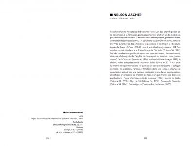 Anthologie internationale de poésie contemporaine