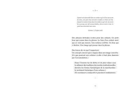 Du concept de féérie