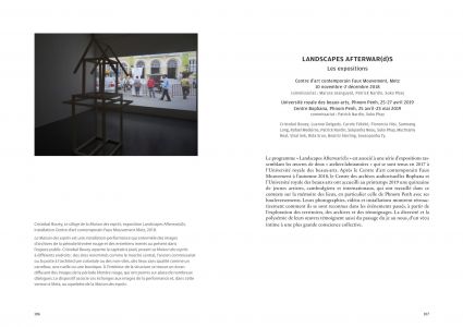 Le paysage après coup