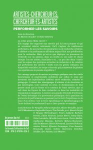 Artistes-chercheur·es, chercheur·es-artistes