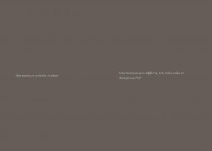 Enquête de flagrance pour musique létale