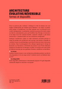 Architecture évolutive / réversible