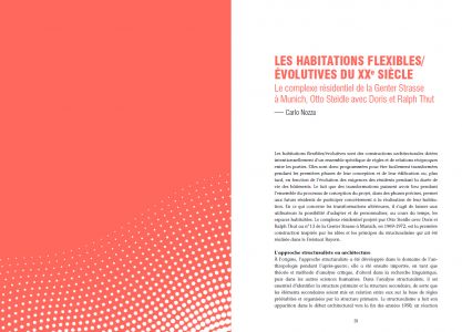 Architecture évolutive / réversible