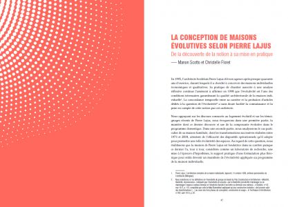 Architecture évolutive / réversible