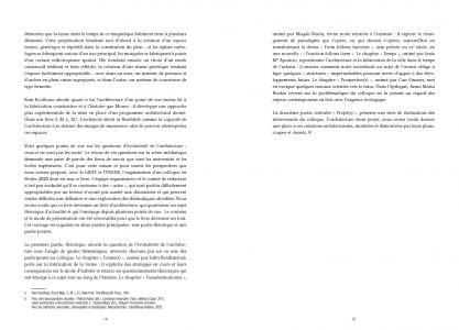 Architecture évolutive / réversible