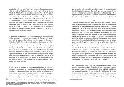 Notes, souvenirs, choses vues