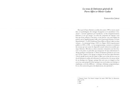 Une pratique monstre