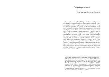 Une pratique monstre