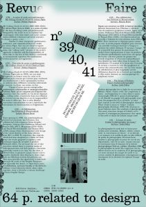 Faire – Regarder le graphisme - Volume 11 (n° 39, 40, 41)