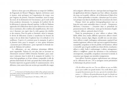 La délicatesse des sens