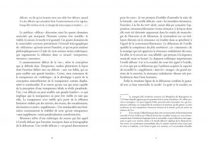 La délicatesse des sens