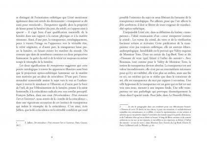 La délicatesse des sens